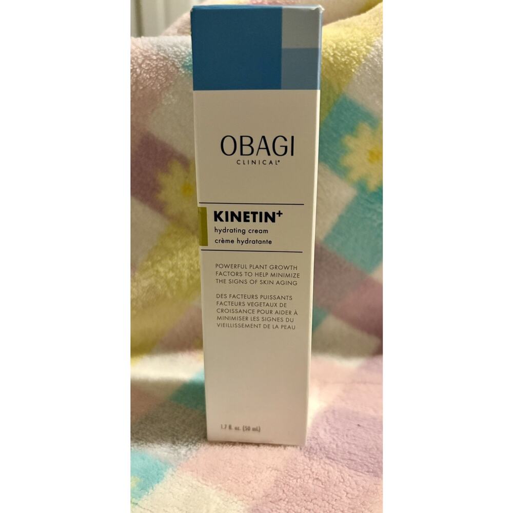 OBAGI Clinical Kinetin+ Hydrating Cream 1.7 oz. Brand New/Sealed Box! Full Size